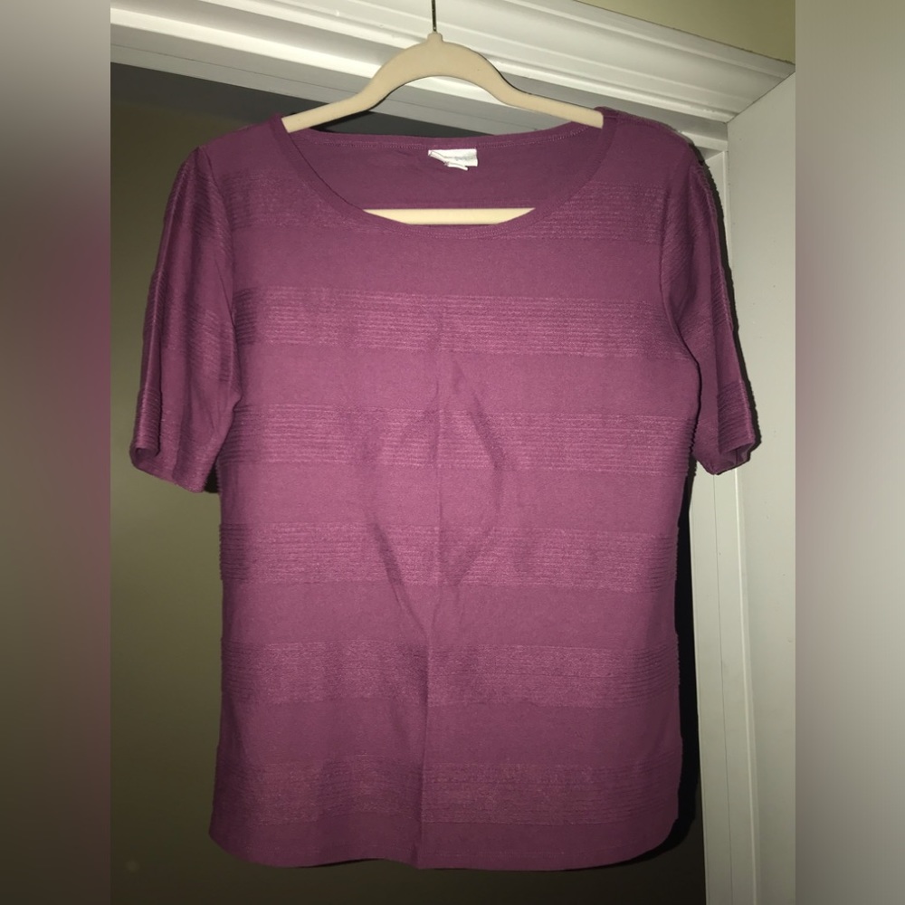 Lularoe Maroon Short Sleeve Top